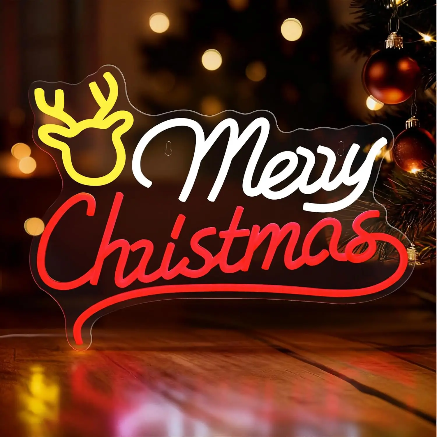Lighting Christmas Decor - Insegna al neon a forma di