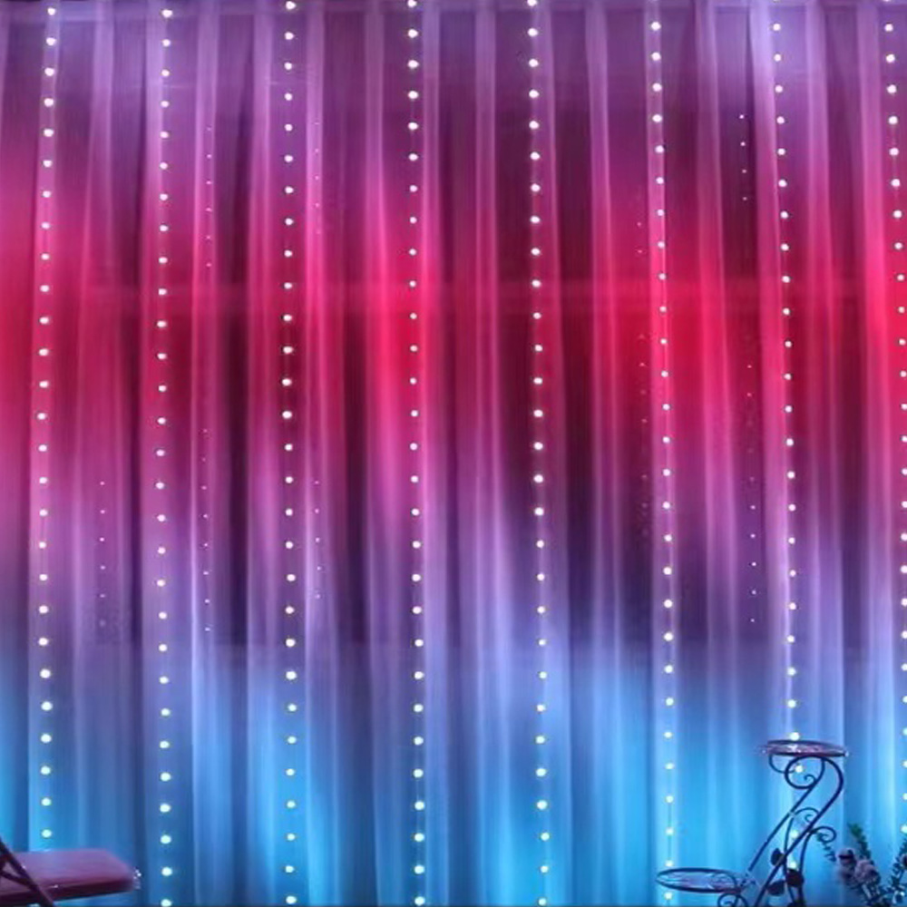 Lighting Decoration Ideas - Luci per tende a LED intelligenti