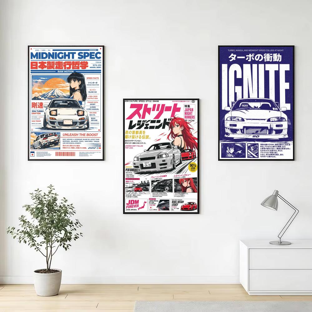 Poster in stile Japandi di Car - Lighting Mcqueen Bedroom Decor recensione e prezzo