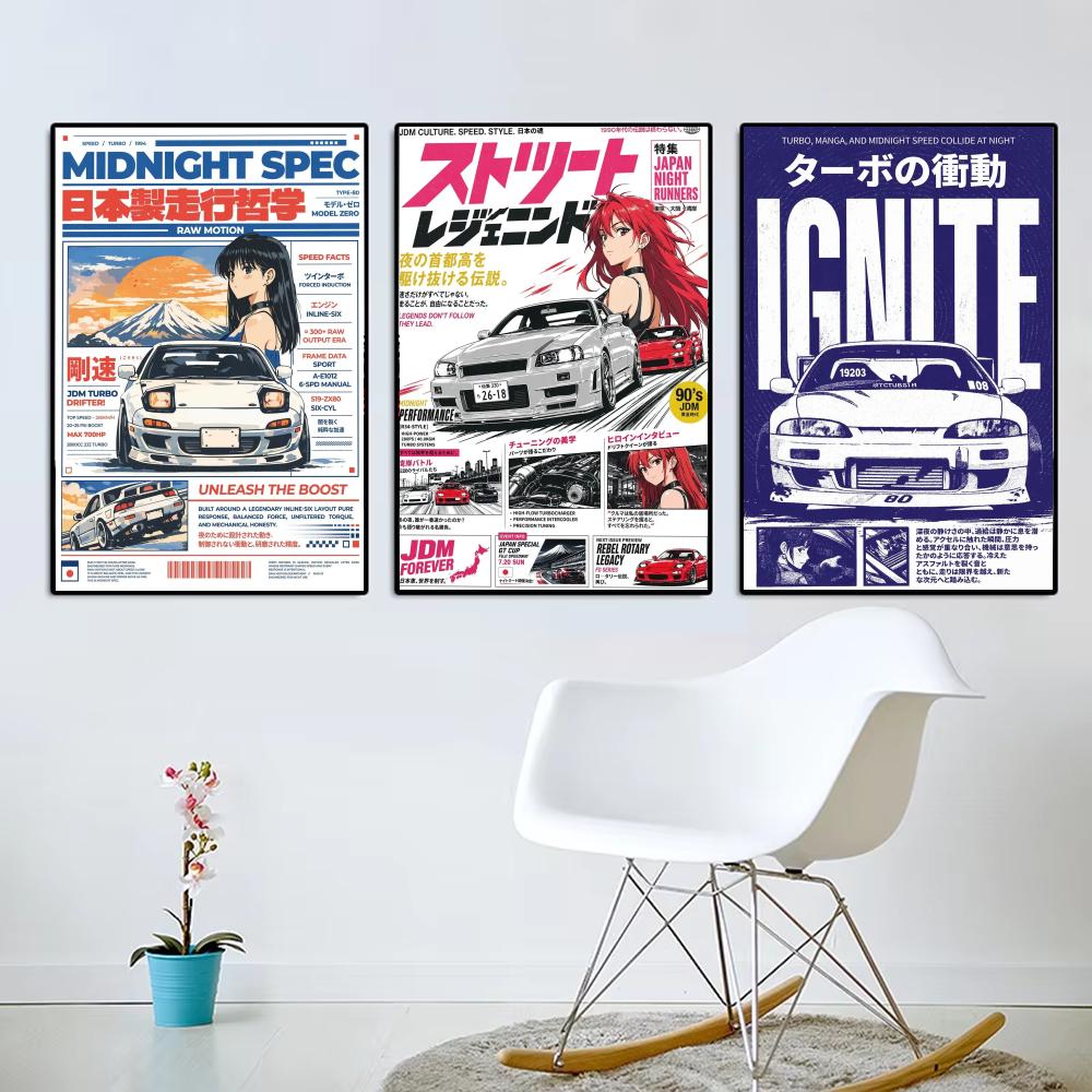 Poster in stile Japandi di Car - Lighting Mcqueen Bedroom Decor recensione e prezzo
